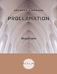 PROCLAMATION Organ sheet music cover